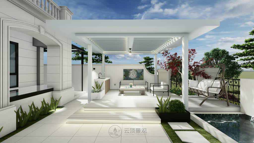 花园设计-现代轻奢花园7