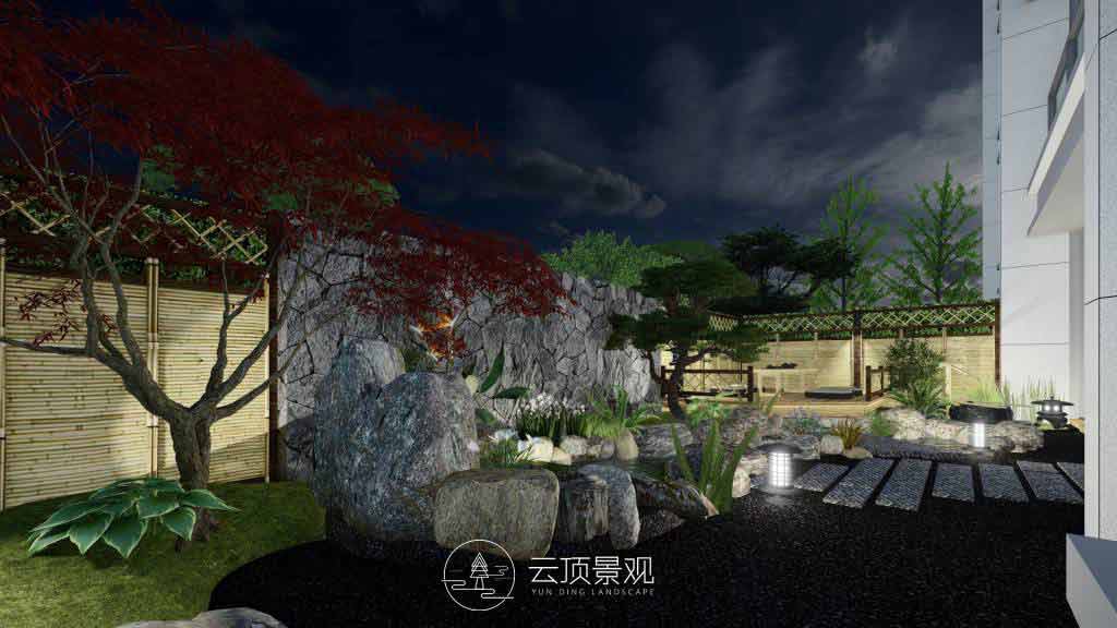 花园设计-禅意日式庭院8