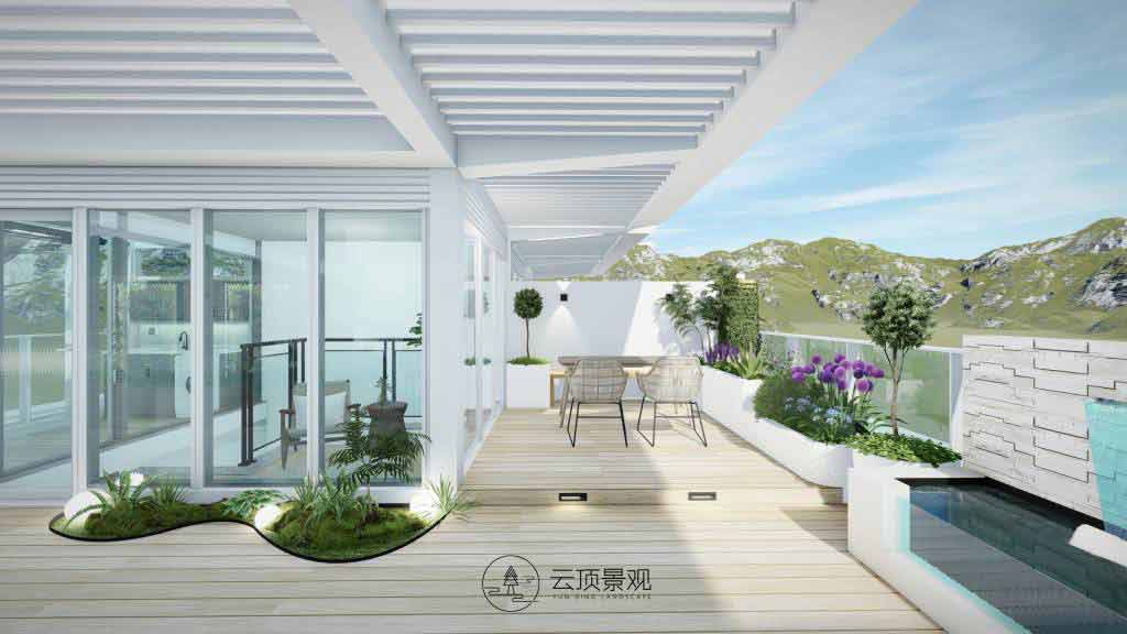 花园设计-简约屋顶花园4